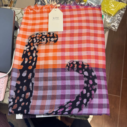 Sale- Kilki Leopard Wool Shawl, 2 Colors, made in India