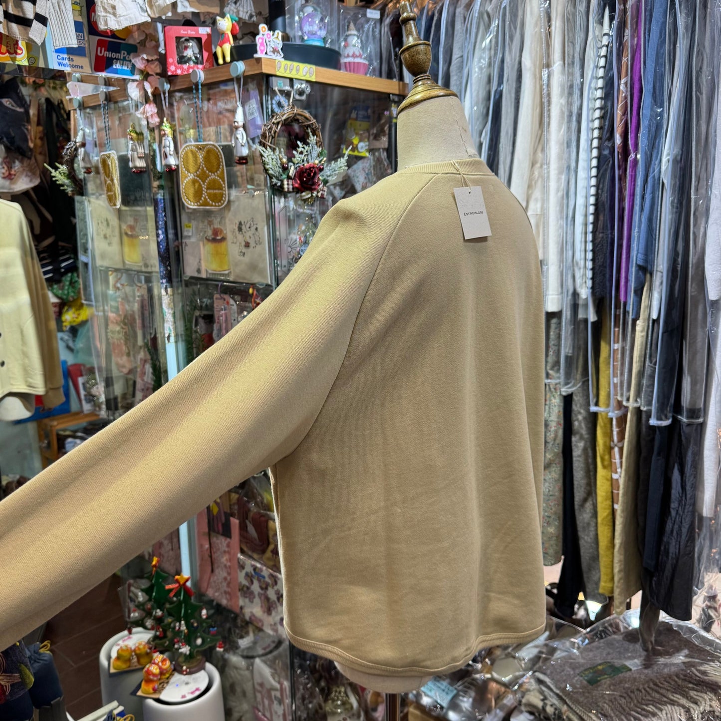 Sale- Estroislose Beige Cardigan, made in Japan