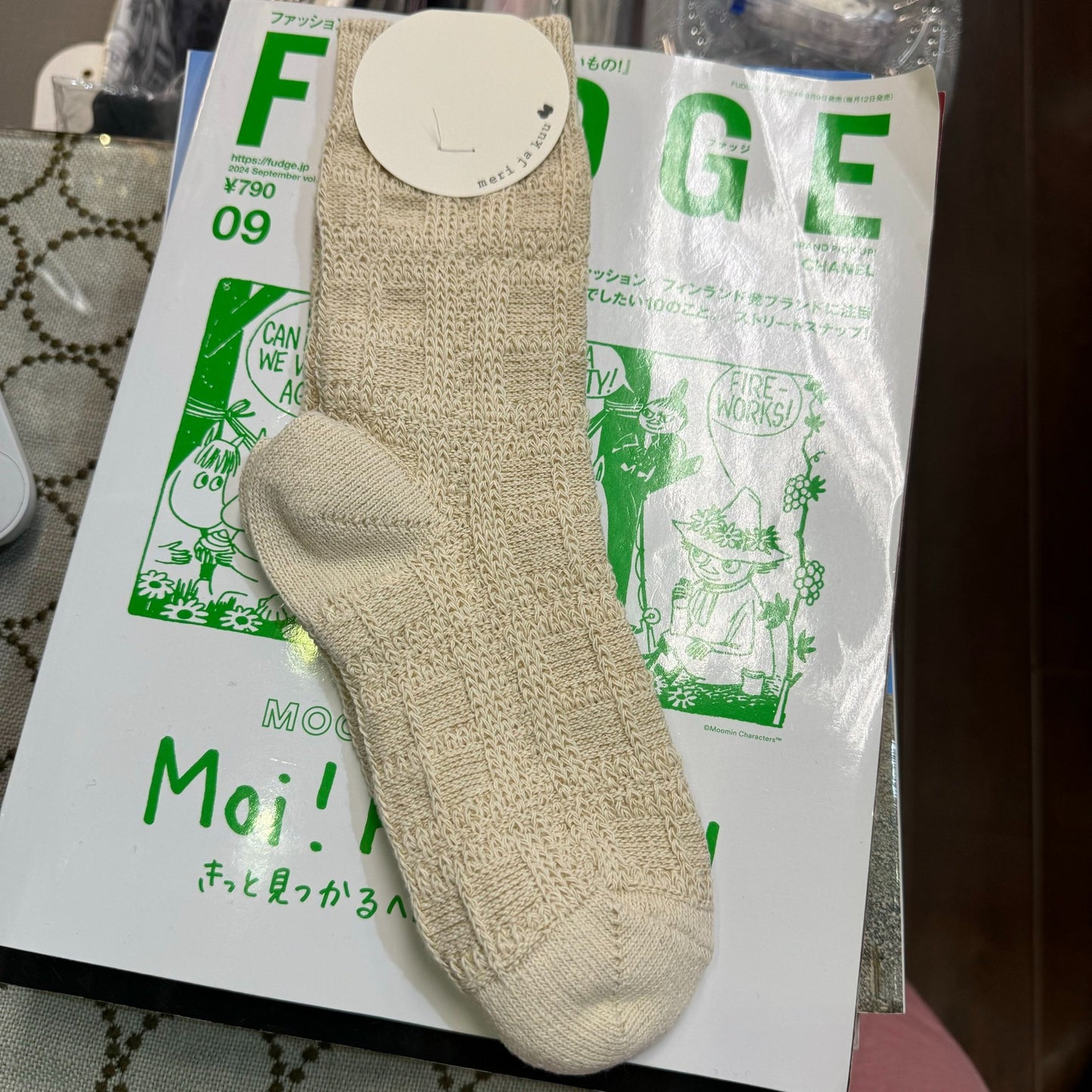 Meri ja kuu Socks, 3 Colors, made in Japan