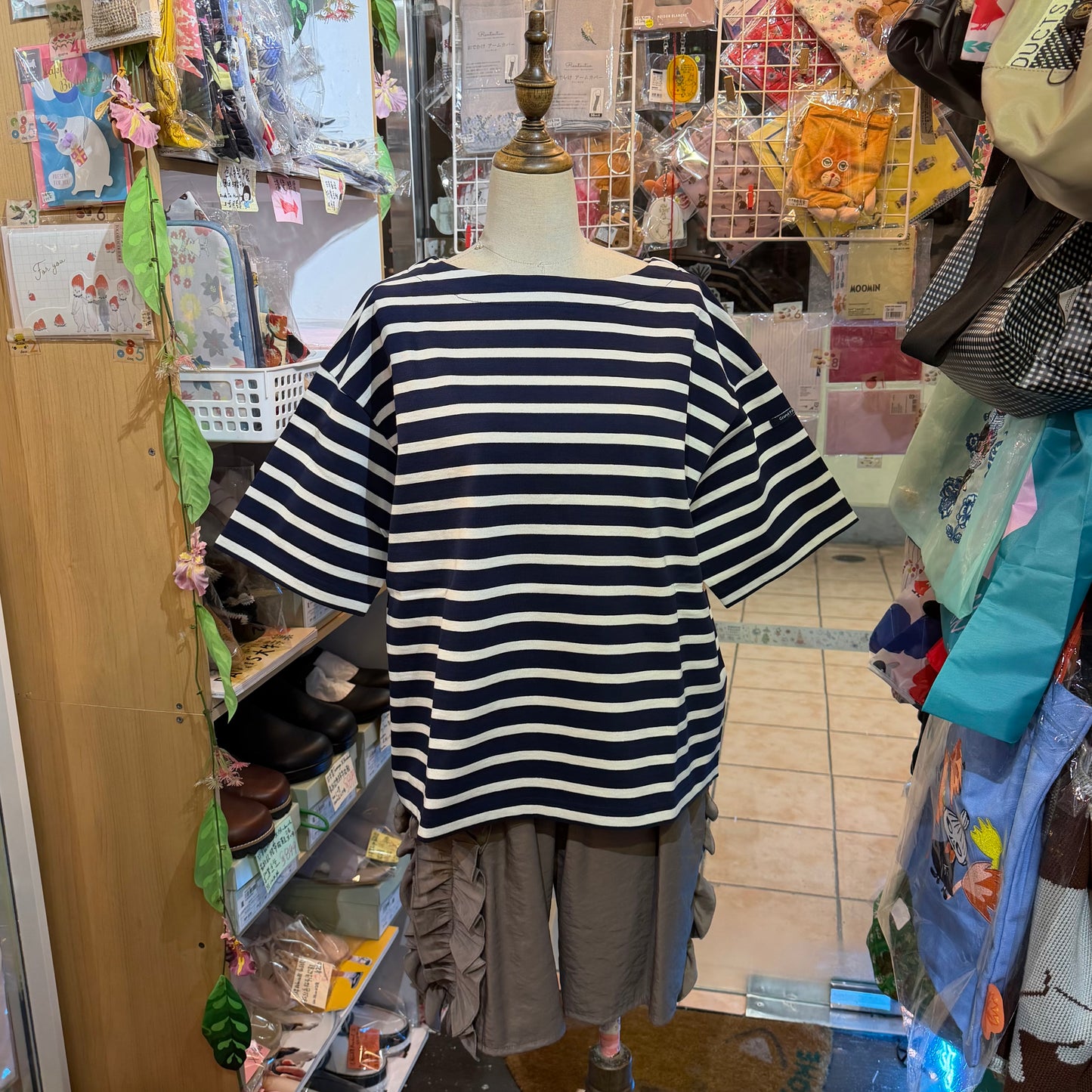Grand Park Striped T-shirt, 2 Colors, made in Japan
