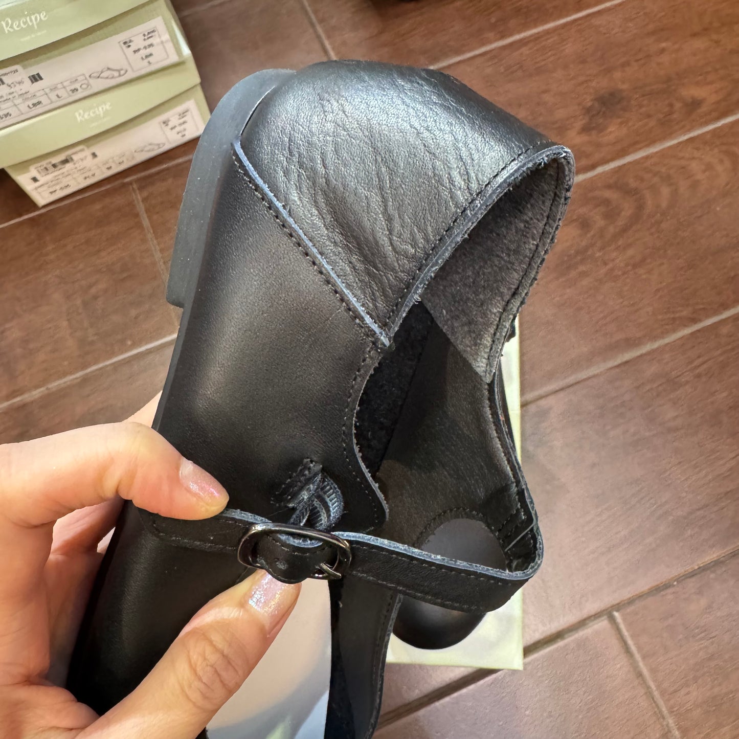 Recipe Mary Jane Leather Shoes, 3 Colors, made in Japan