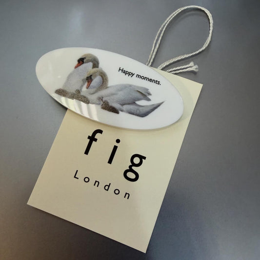 Fig London Swan Clip, Hair clip, Brooch, made in Japan