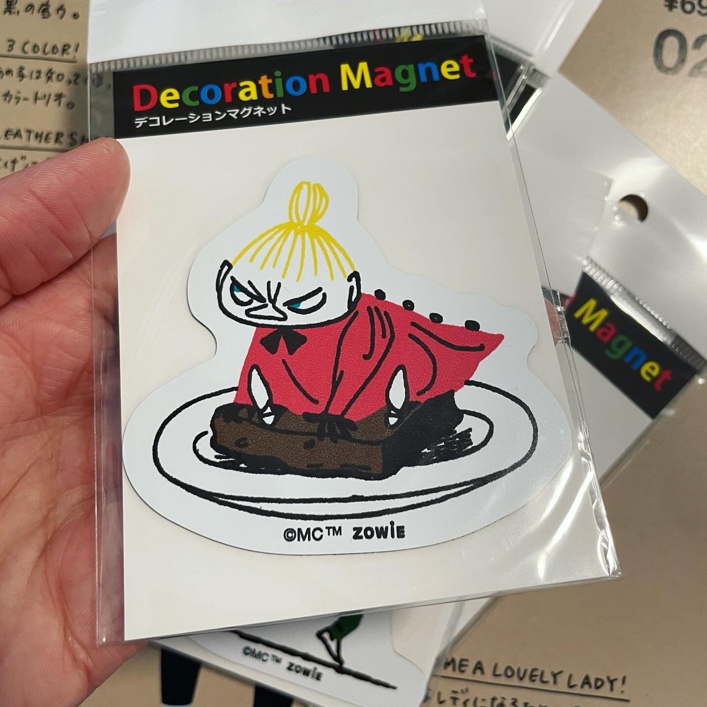 Little My and Snufkin Decoration Magnet, made in Japan