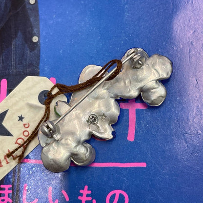 Palnart Poc Flower Brooch, made in Japan