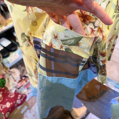 Rehersall Assort Unique Patchwork Shirt, made in Japan