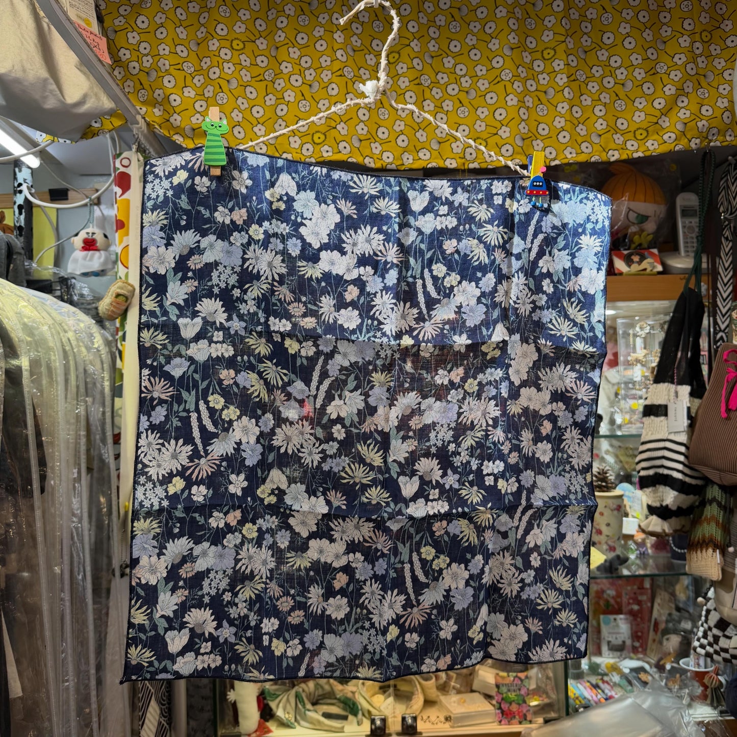 Days Floral Scarf, 2 Colors, made in Japan