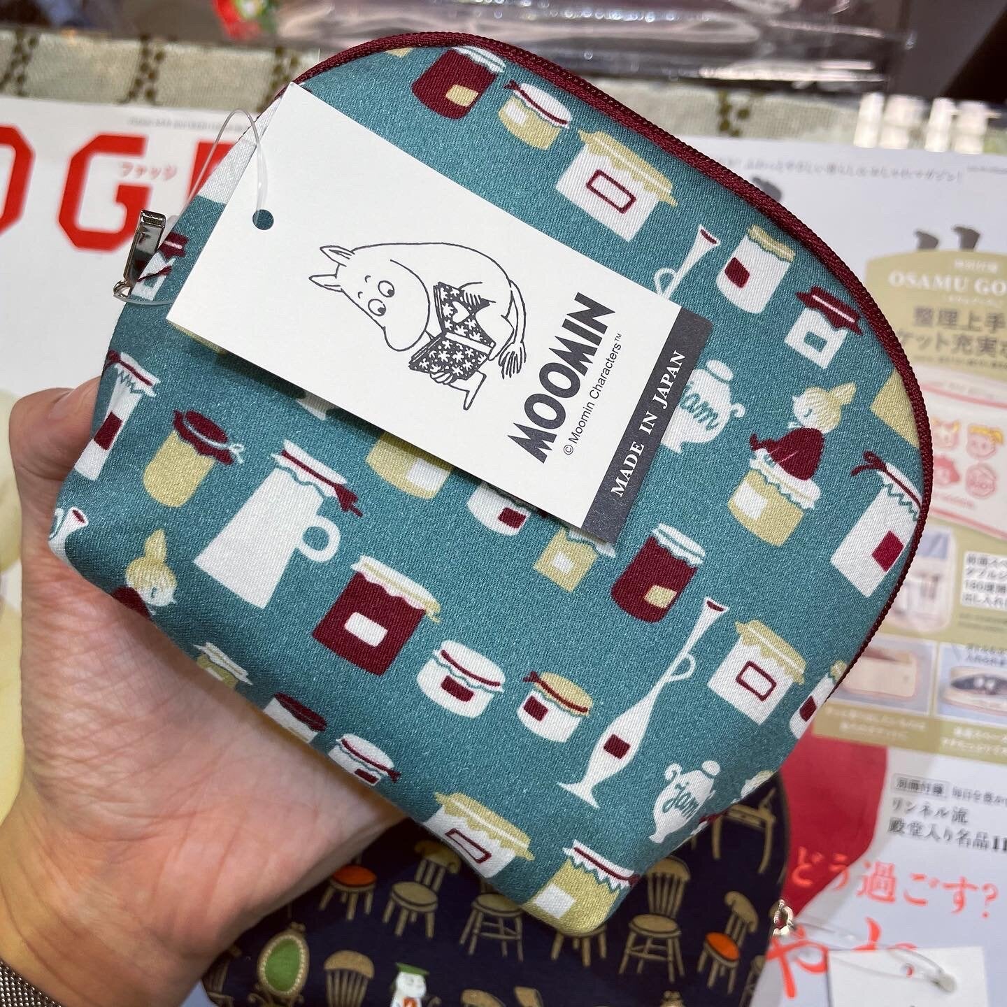 Sale- Moomin Pouch, 2 Colors, made in Japan