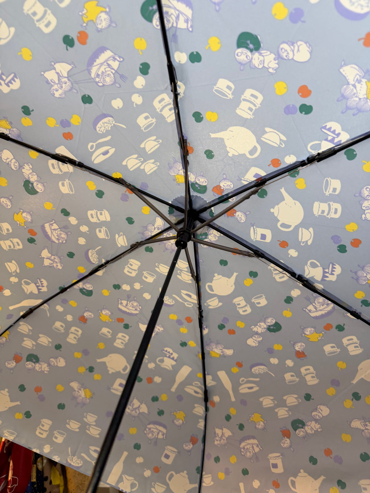 Ogawa Little My Light Blue Rain/Sun Folding Umbrella, 90% UV Cut