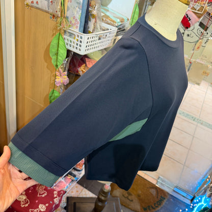 Munich Navy Blouse, made in Japan