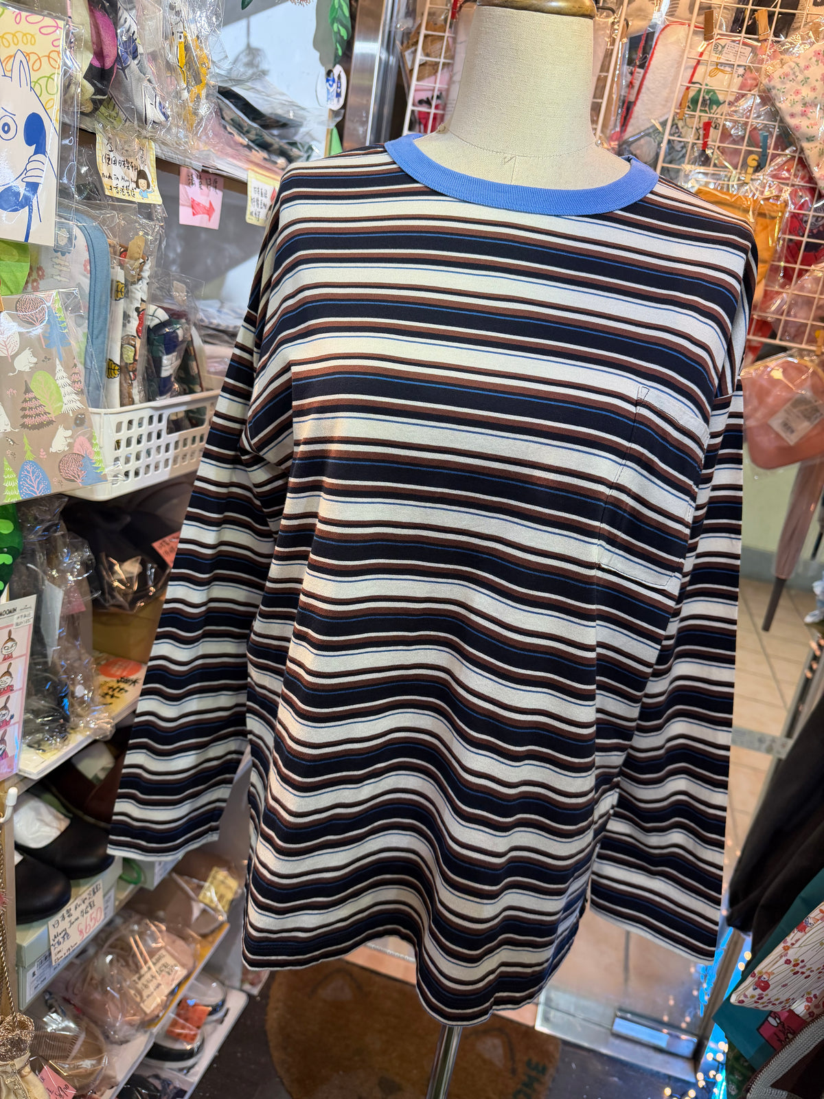 Le Melange Striped T-shirt, 2 Colors, made in Japan