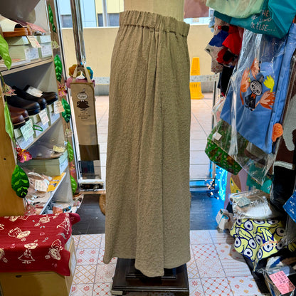 Nachukara Cotton-blend Wide-leg Pants, 2 Colors, made in Japan