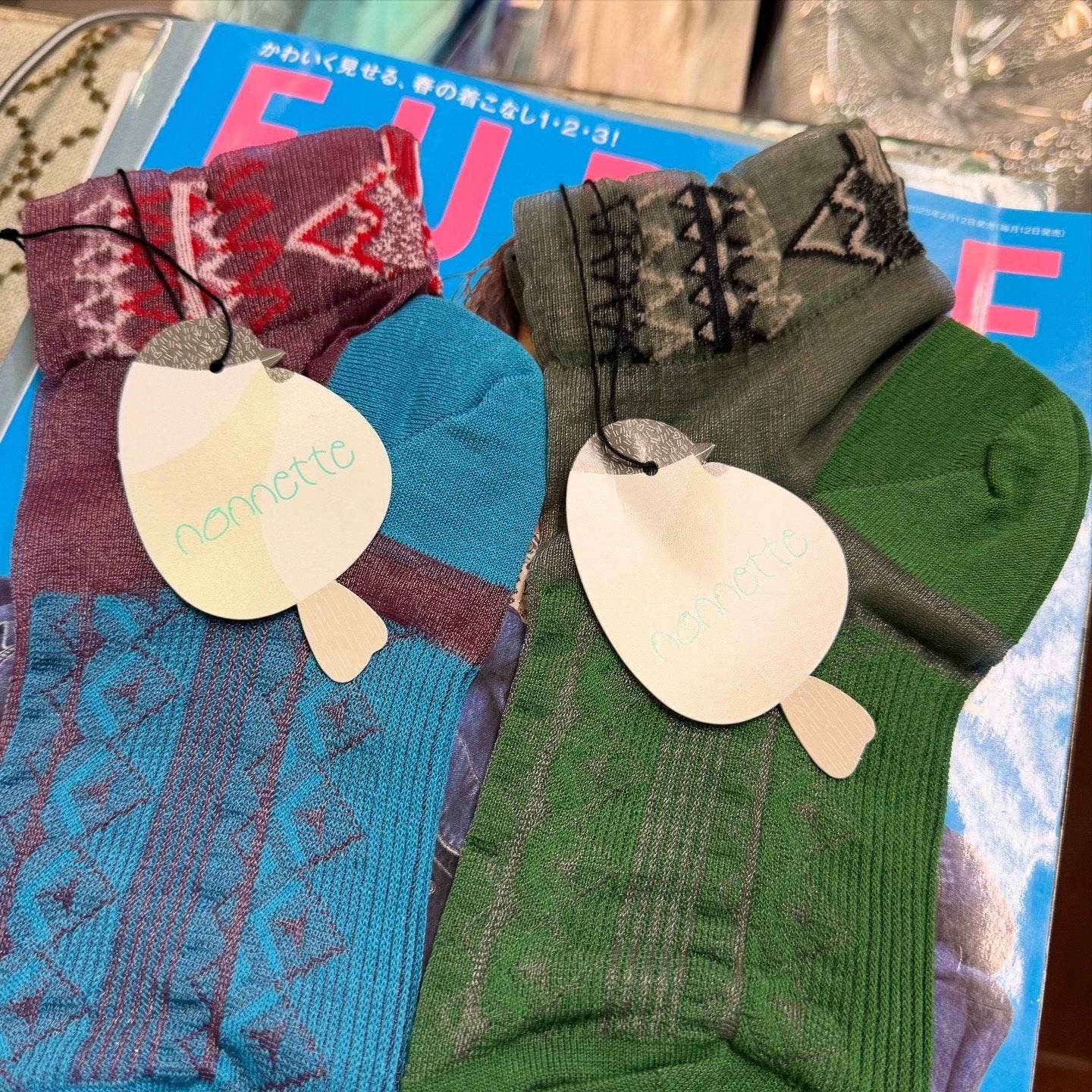 nonnette Socks, 2 Colors, made in Japan