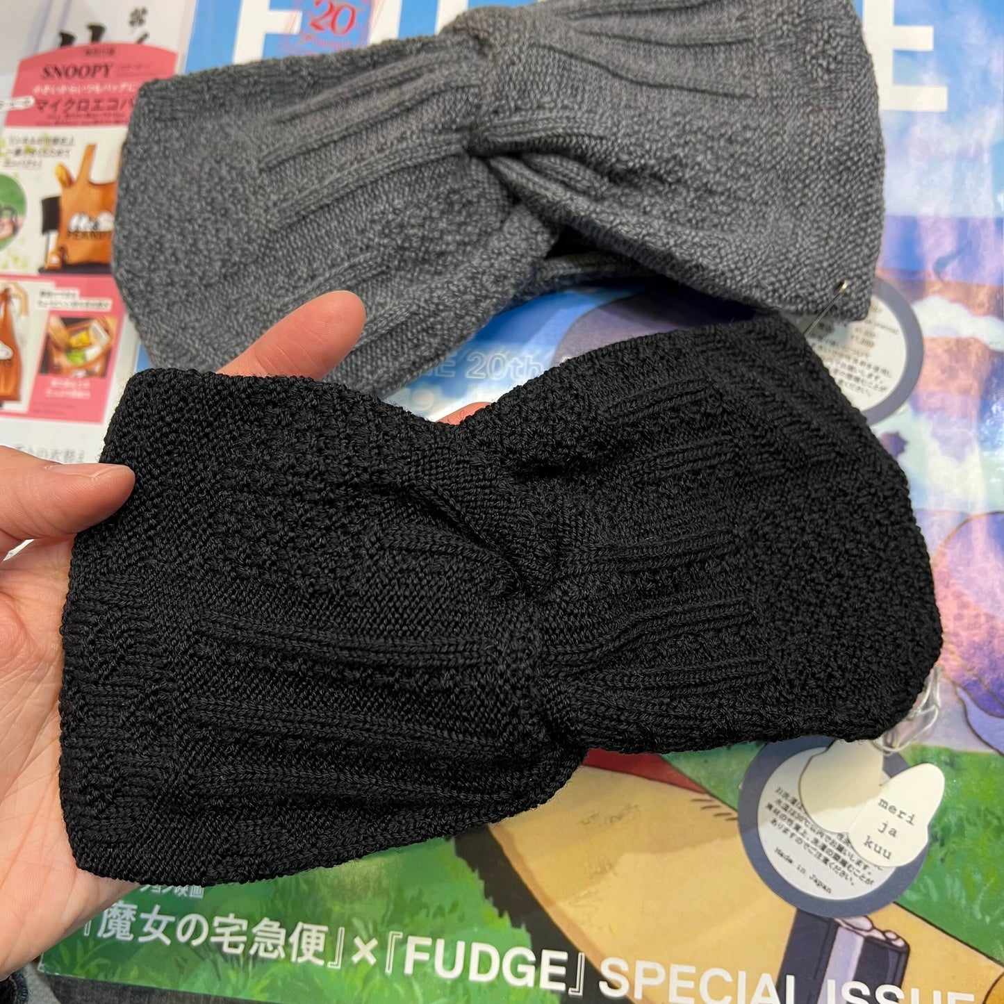 $99 only- Meri ja Kuu Wool Headband, 2 Colors, made in Japan