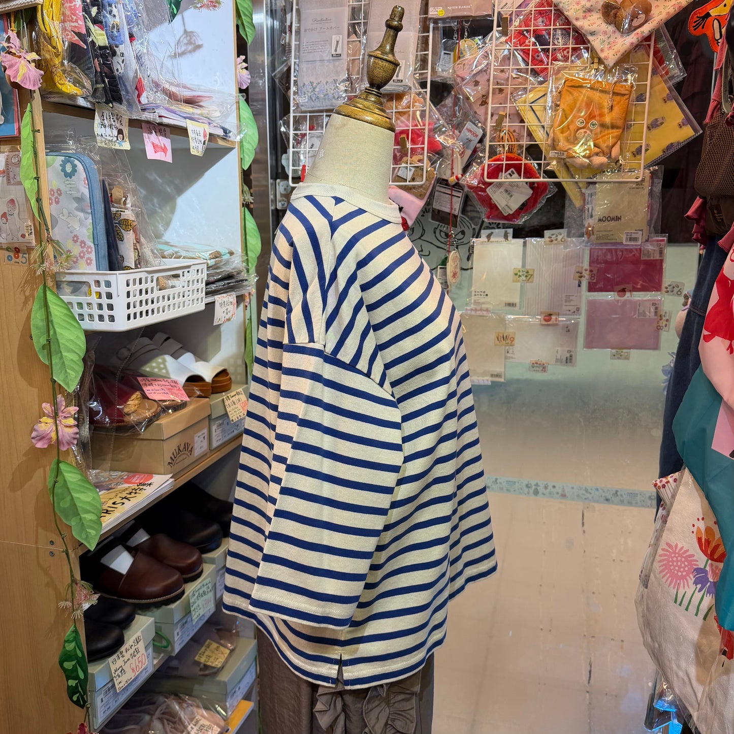 Days Striped T-shirt, 3 Colors, made in Japan