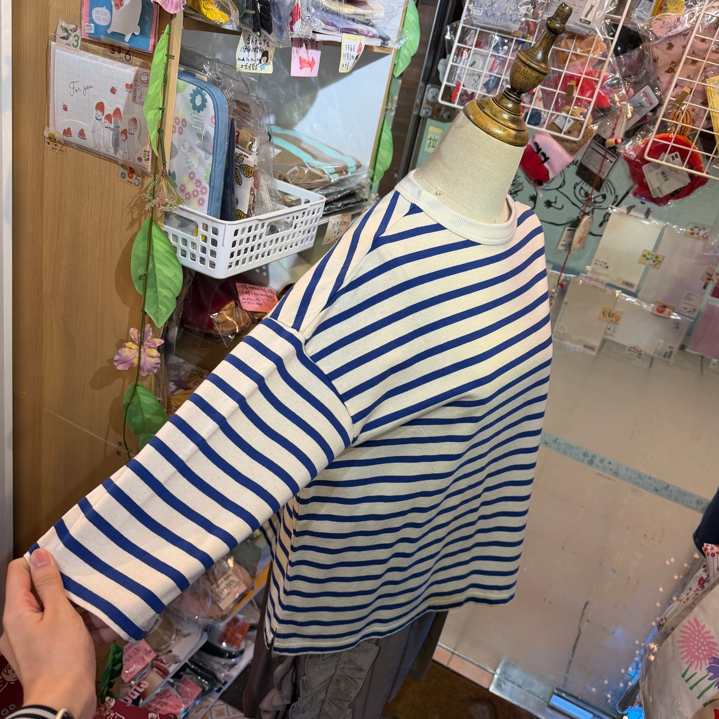 Days Striped T-shirt, 3 Colors, made in Japan