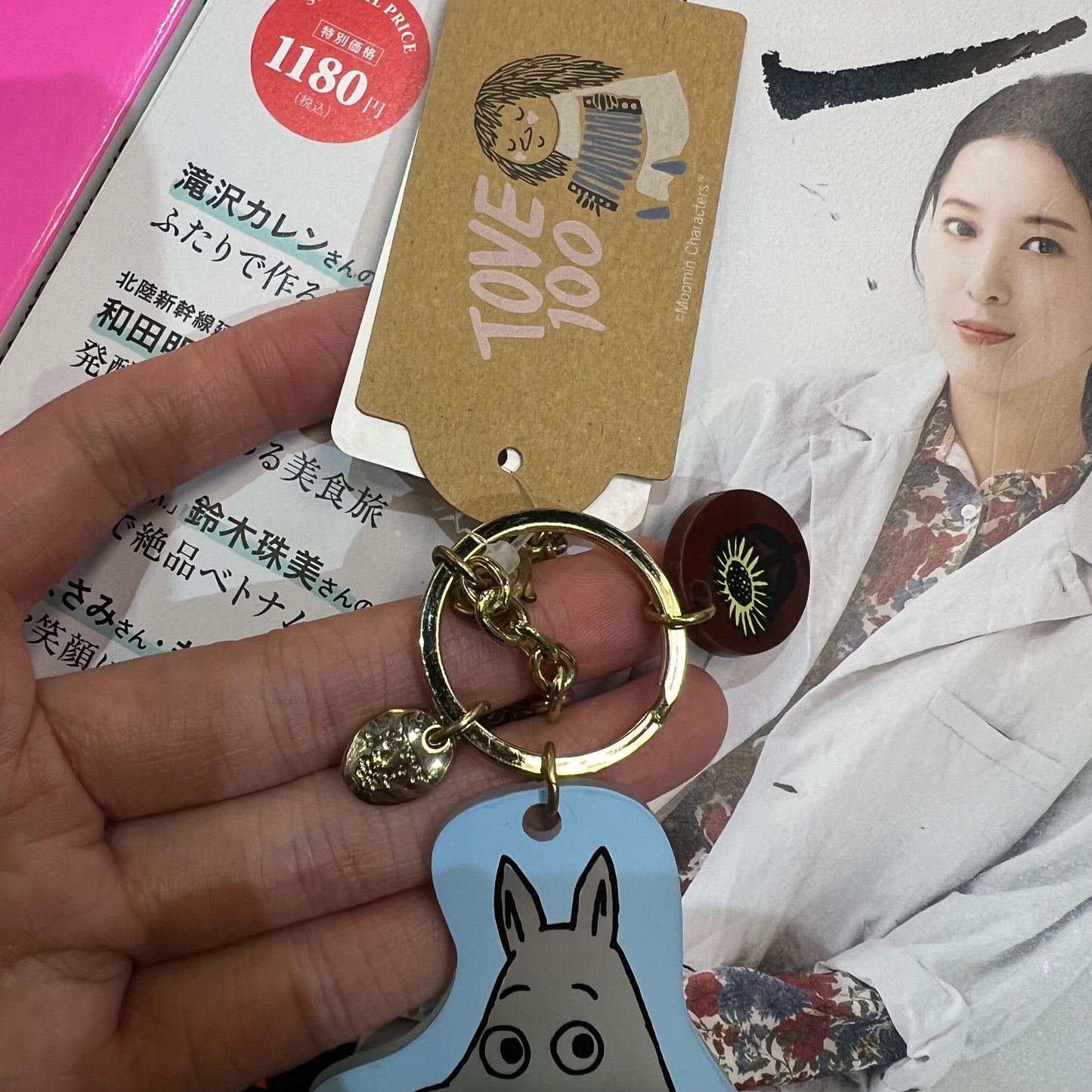 Sale- Moomin Acrylic Key Charm