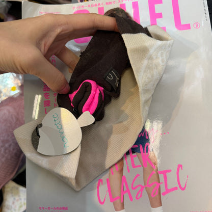 Sale- Nonnette Ivory X Pink Hairband, made in Japan