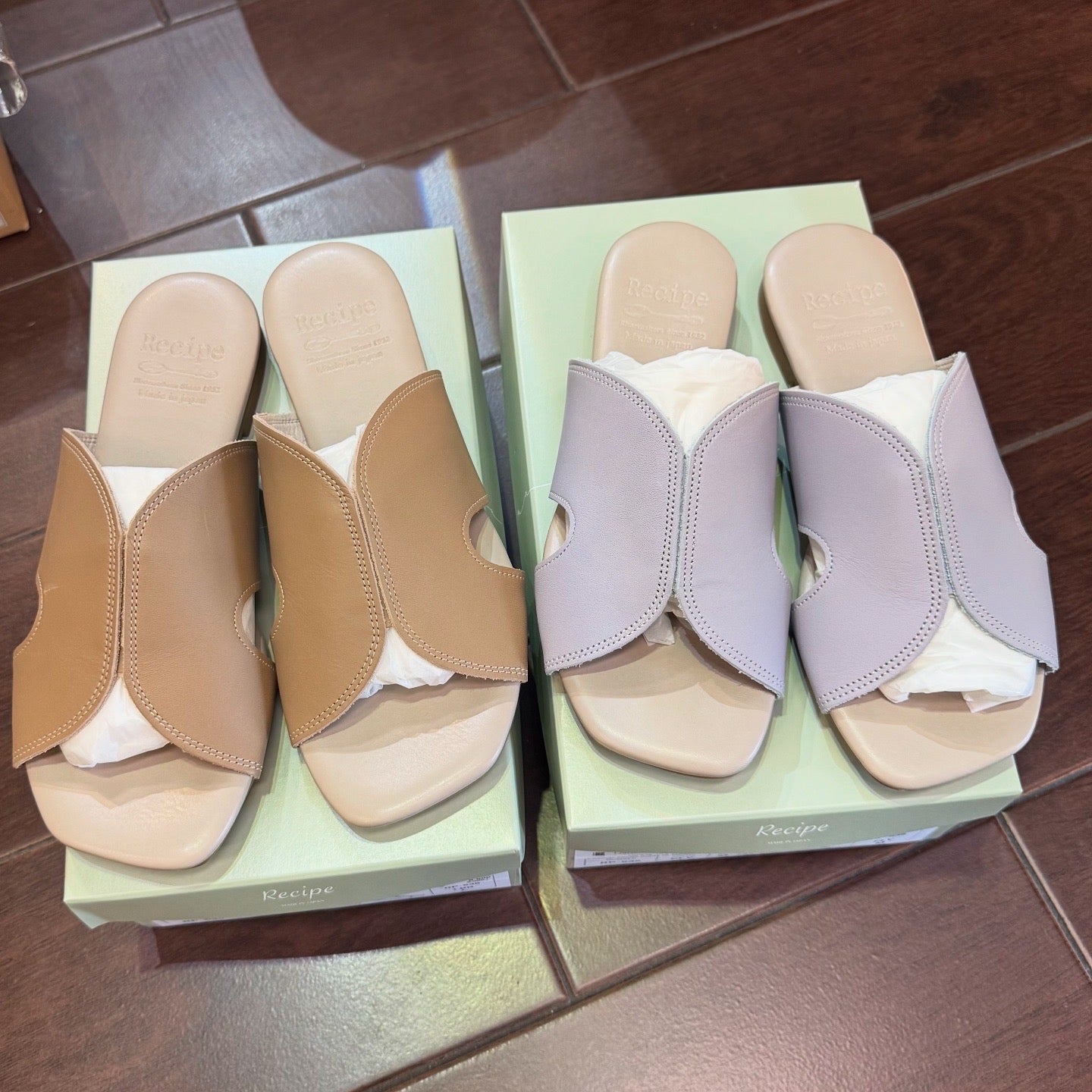 Recipe Leather Sandals, 2 colors, made in Japan  RP-535