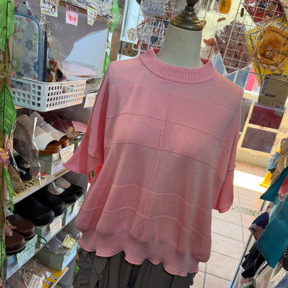 Estroislose Pink Cotton Sweatshirt
