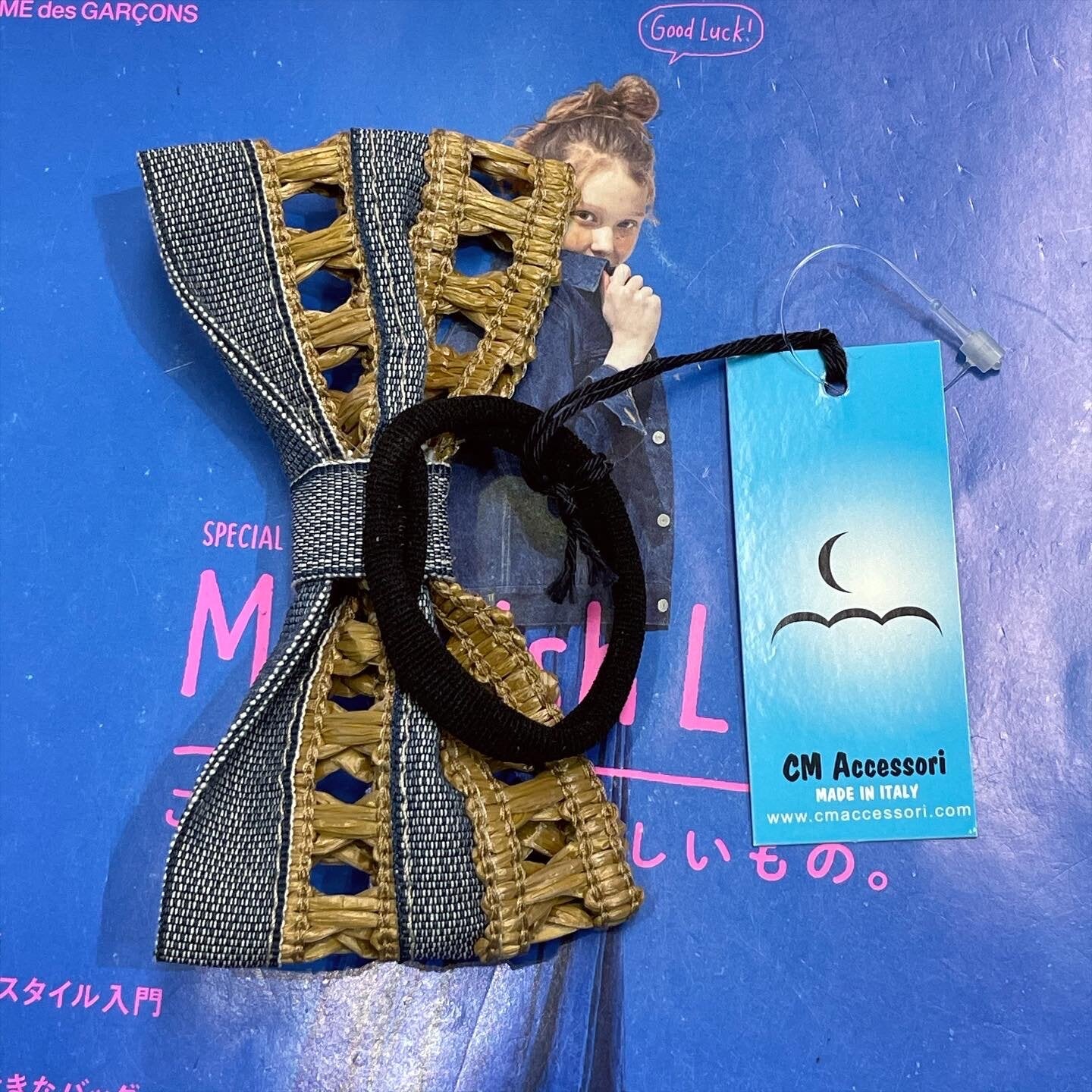 Sale- Straw Ribbon Hair Band, made in Italy