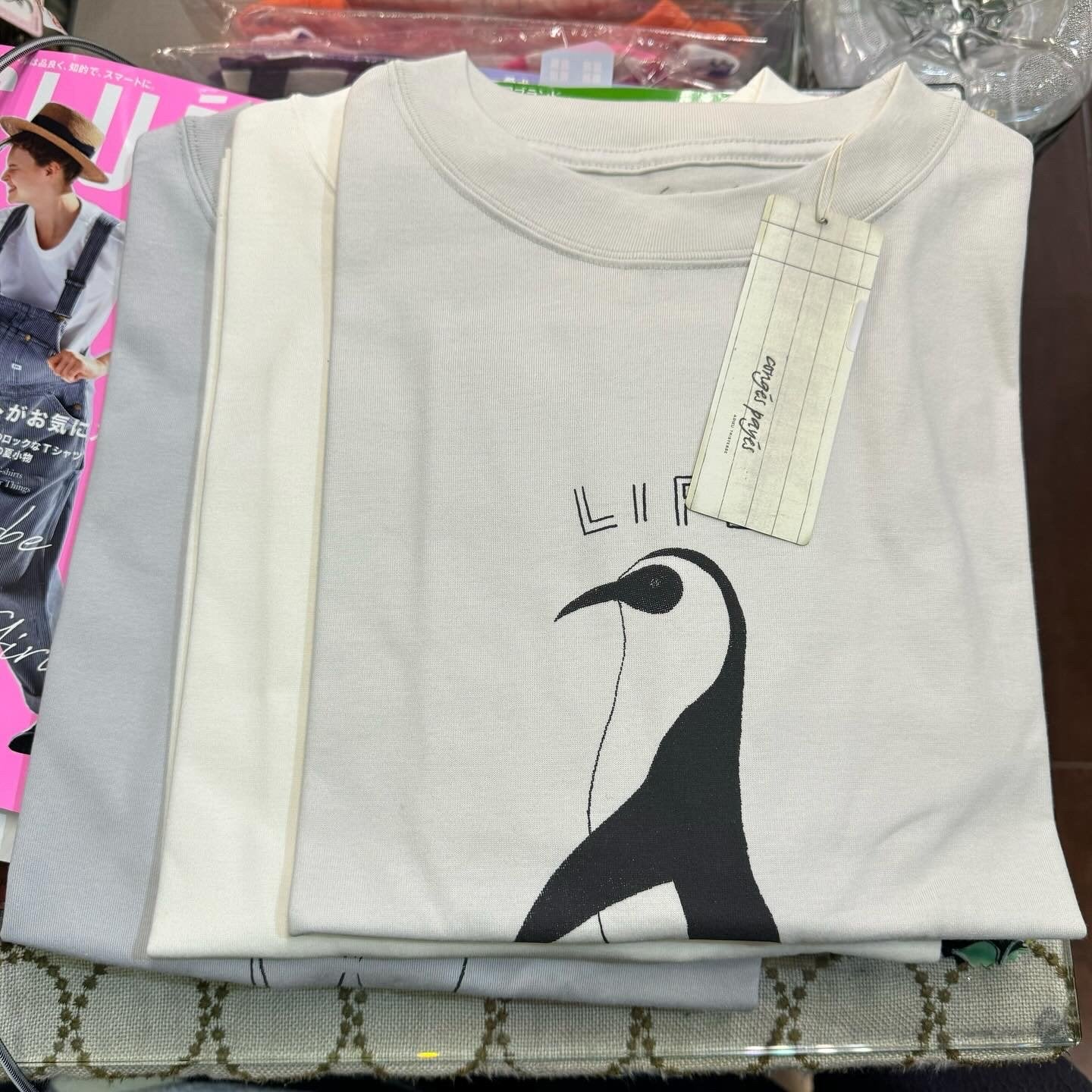 EXTRA20- Conges Payes T-shirt, 4 Patterns, made in Japan