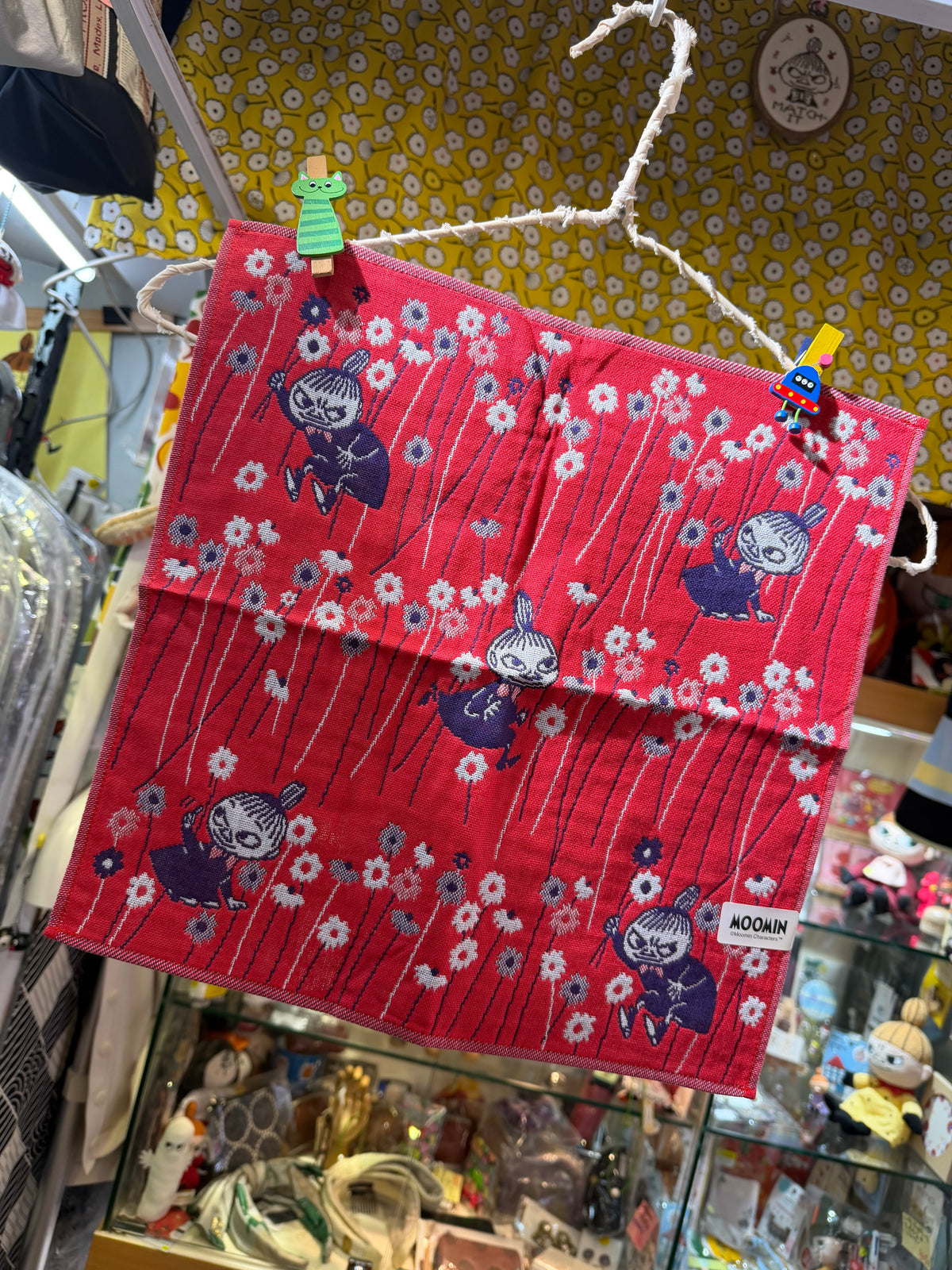 Moomin and Park Red Towel