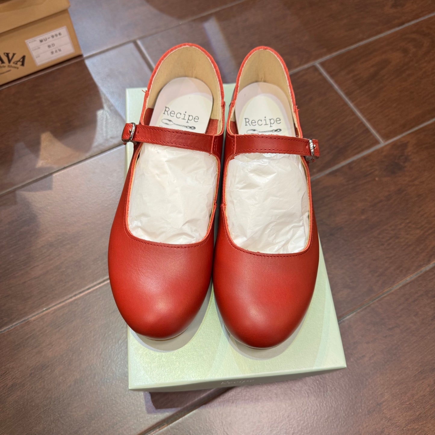 Recipe Mary Jane Leather Shoes, 3 Colors, made in Japan