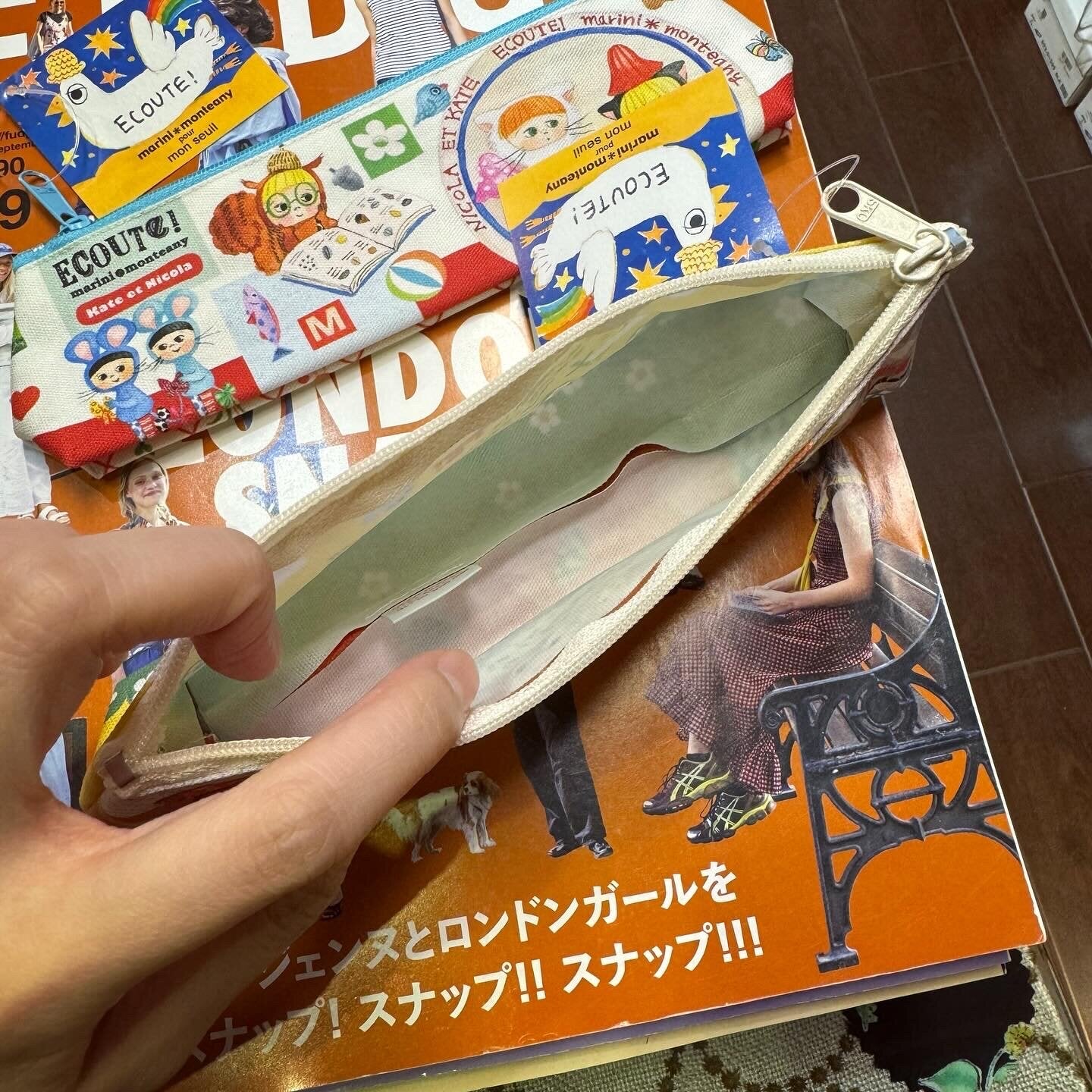 Ecoute Pencil Bag, Pouch, 2 Colors, made in Japan
