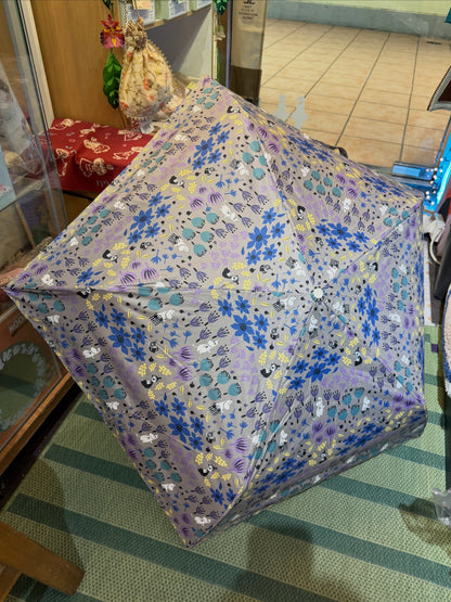 Little My Grey Sunny and Rainy Folding Umbrella , 100% UV Cut, UPF 50+, 2 Colors