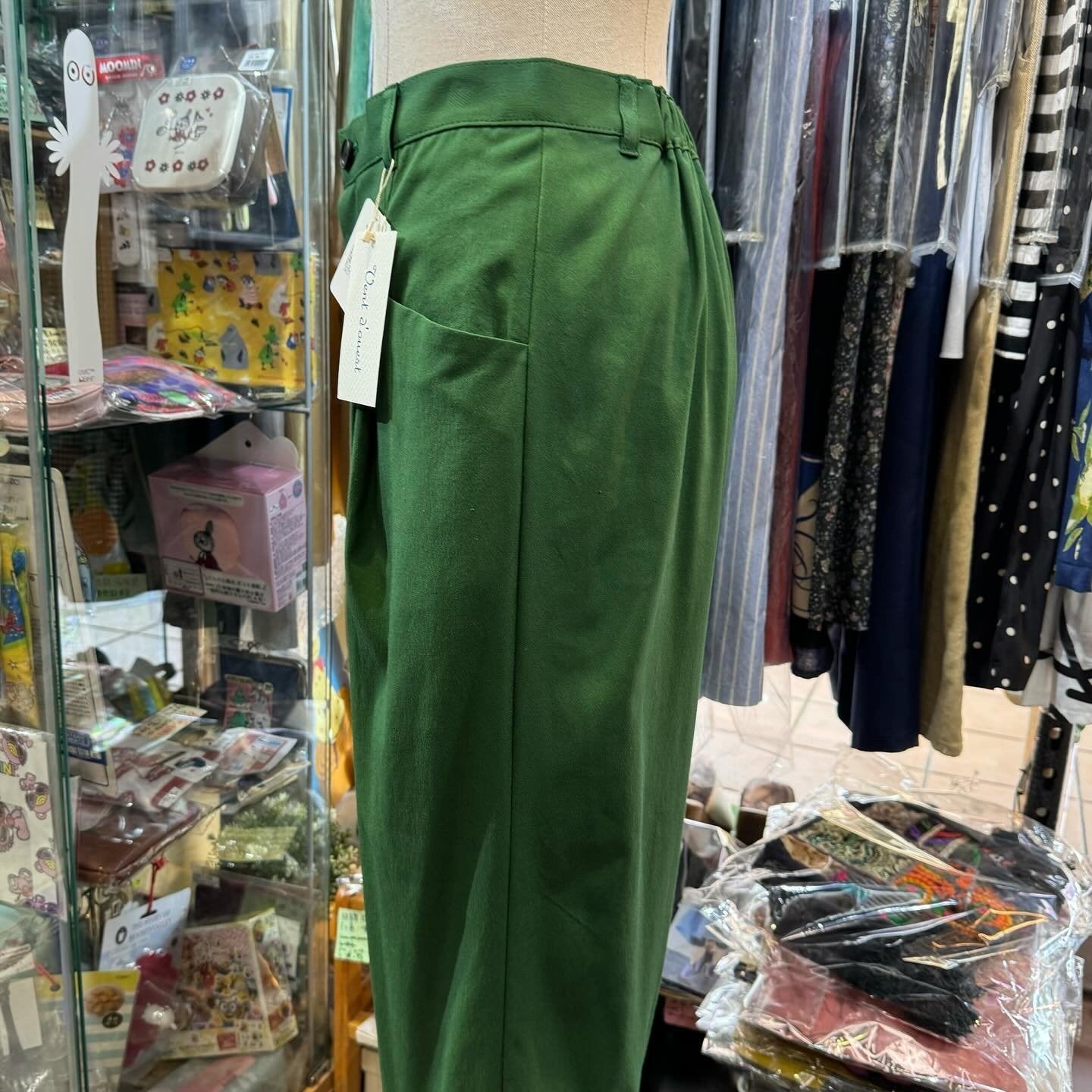 EXTRA20- Vent d Ouest Green Pants, 2 size, made in Japan