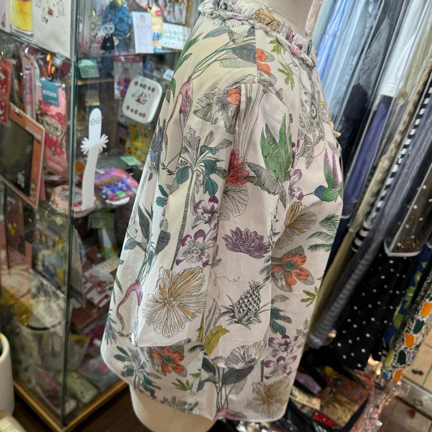 EXTRA20- Michel Beaudouin X Liberty London Shirt, made in Japan