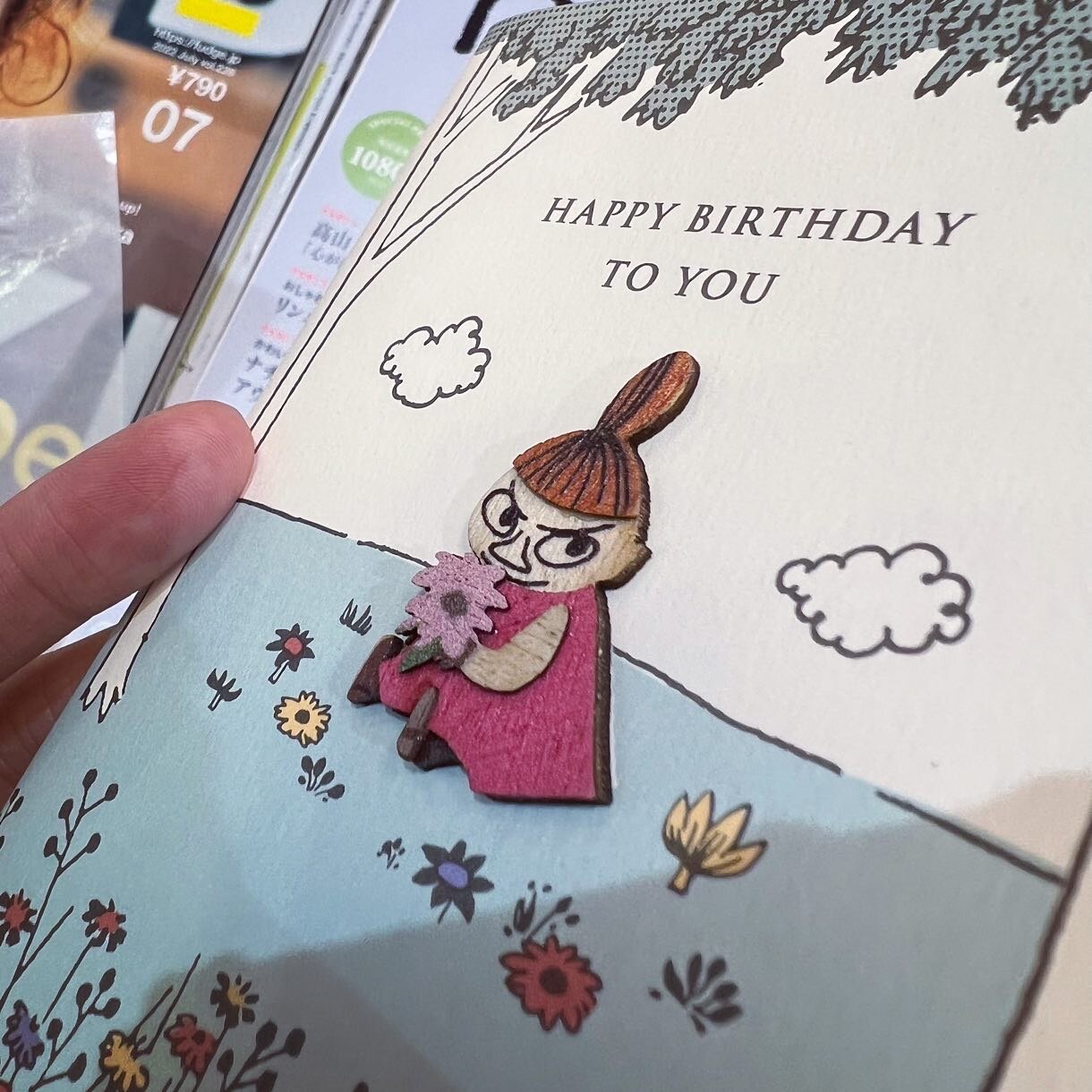 Little my Birthday Card, made in Japan