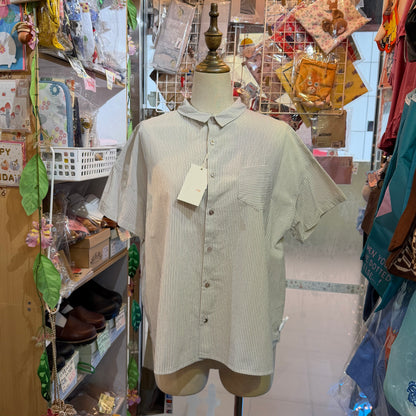 VM Natural Striped Shirt, made in Japan