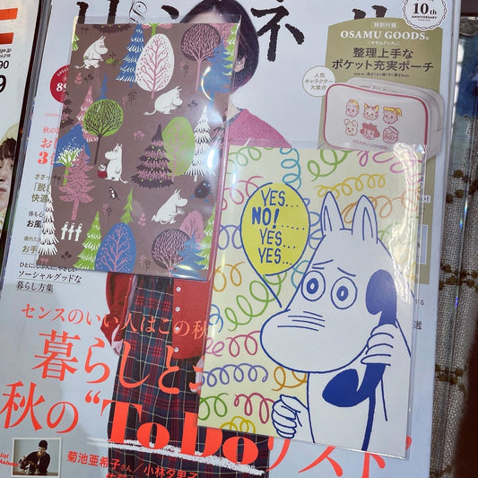 Moomin Postcards, made in Japan