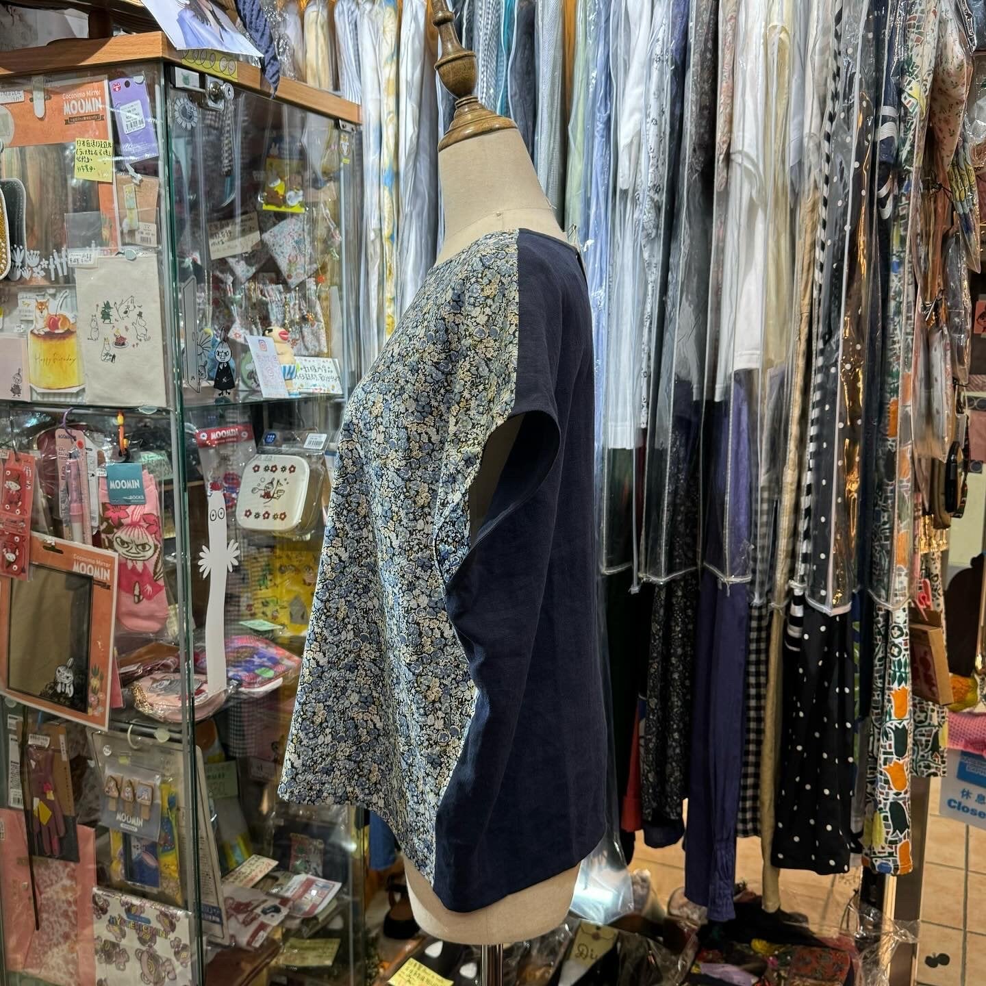EXTRA20- Vent d Ouest x Liberty London Top, 2 Colors, made in Japan