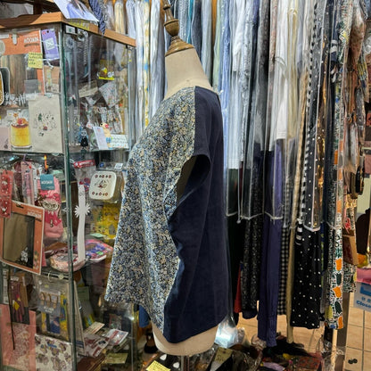 EXTRA30- Vent d Ouest x Liberty London Top, 2 Colors, made in Japan