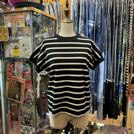 Hands of Creation Striped T-shirt, 2 Colors, made in Japan