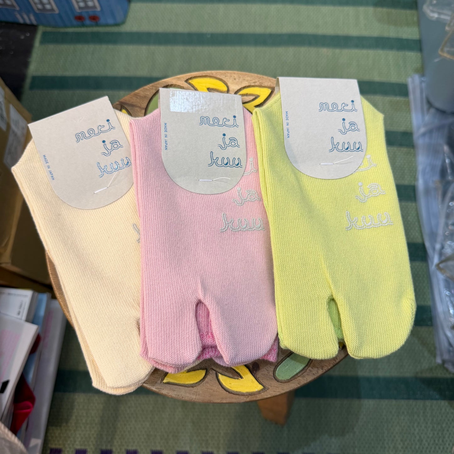 Meri ja kuu Merkki Tabi Socks, 3 Colors, made in Japan