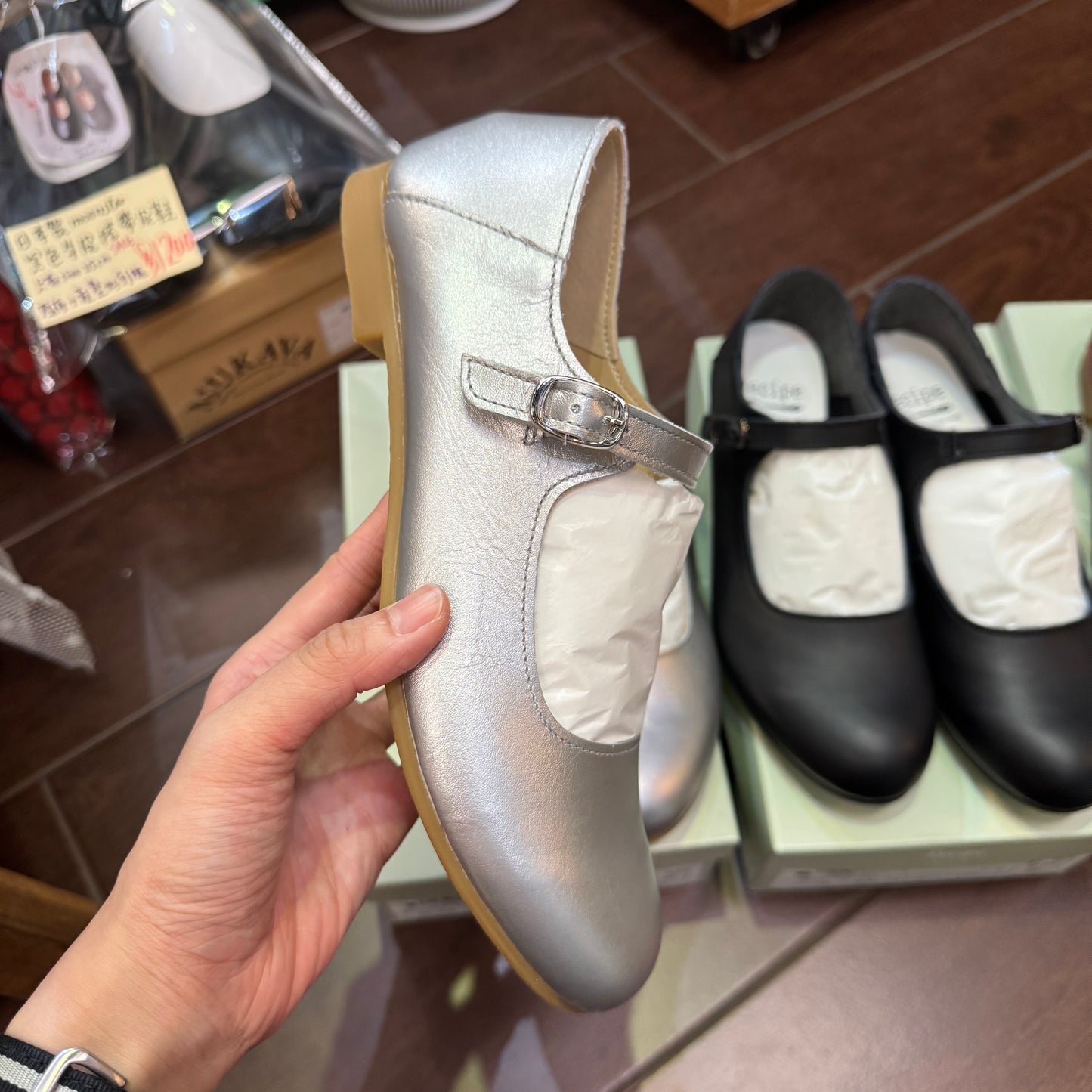Recipe Mary Jane Leather Shoes, 3 Colors, made in Japan