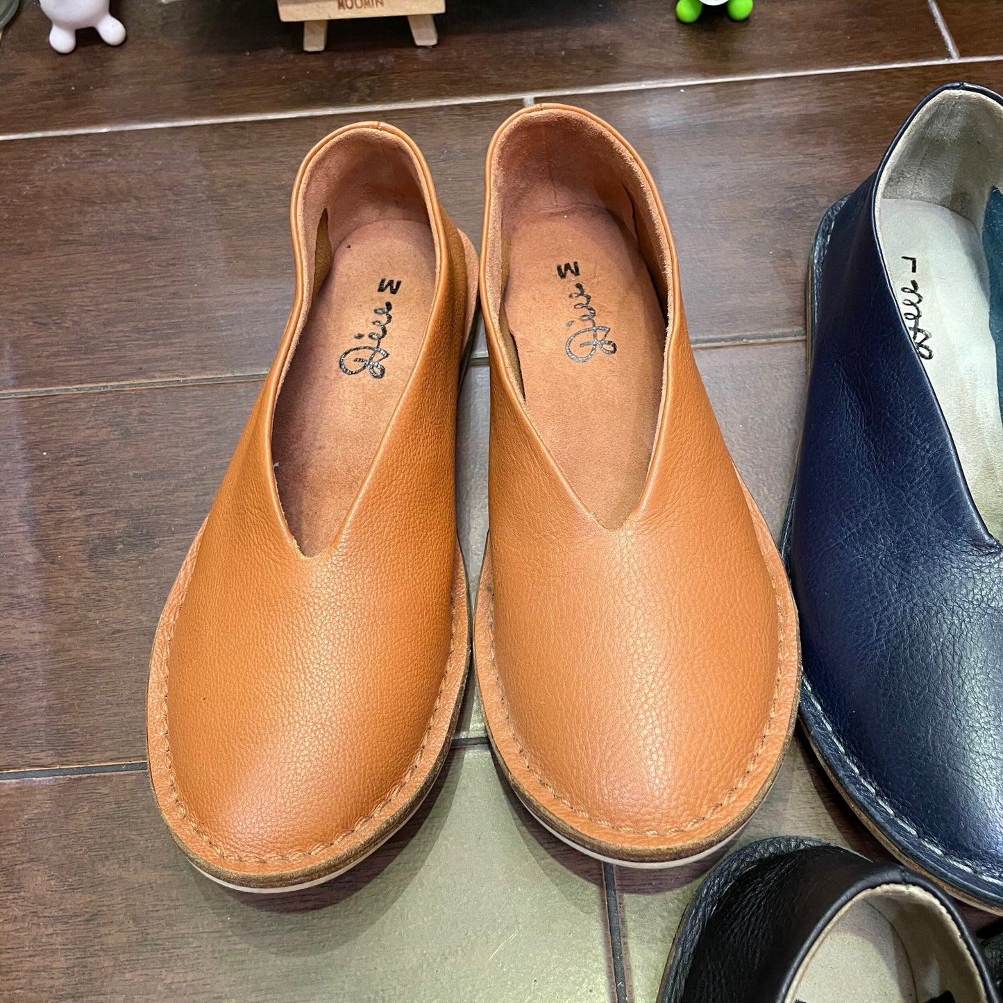 Sale- Diu Leather Shoes, 3 Colors, handemade in Bangladesh