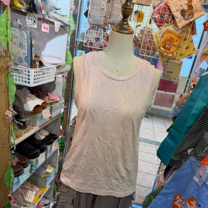 Ichi Cotton-blend Vest Tank Top, 3 Colors, made in Japan