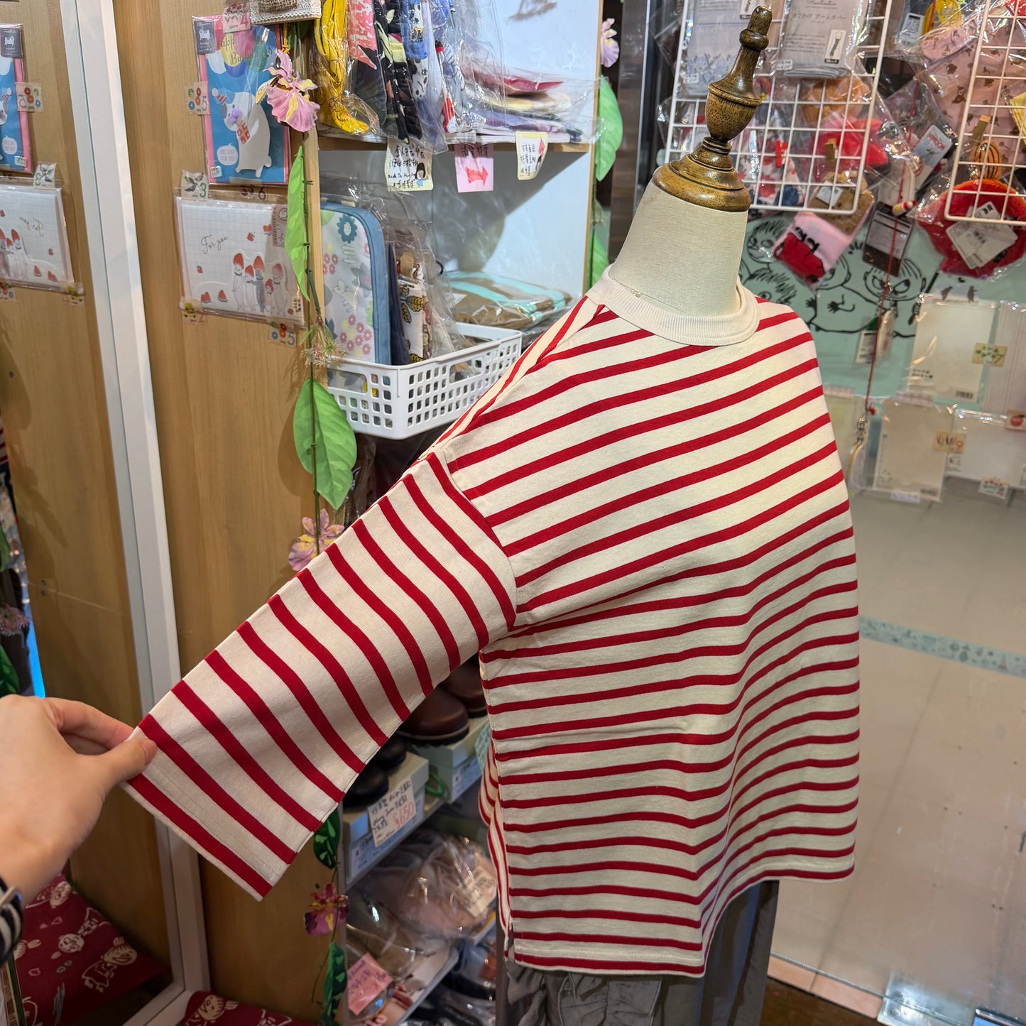 Days Striped T-shirt, 3 Colors, made in Japan