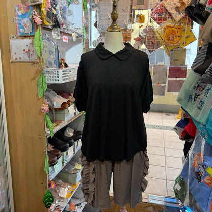 Hands of Creation Linen Blouse, 2 Colors, made in Japan