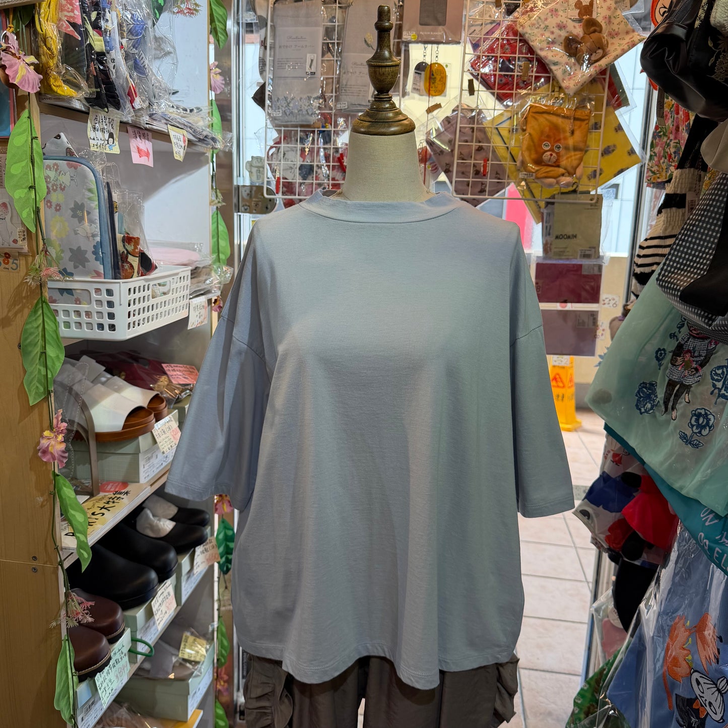 Laiterie Light Blue T-shirt, made in Japan