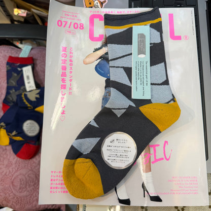 Fromf Print Socks, 3 Patterns, made in Japan