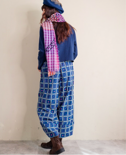 Sale- Kilki Leopard Wool Shawl, 2 Colors, made in India