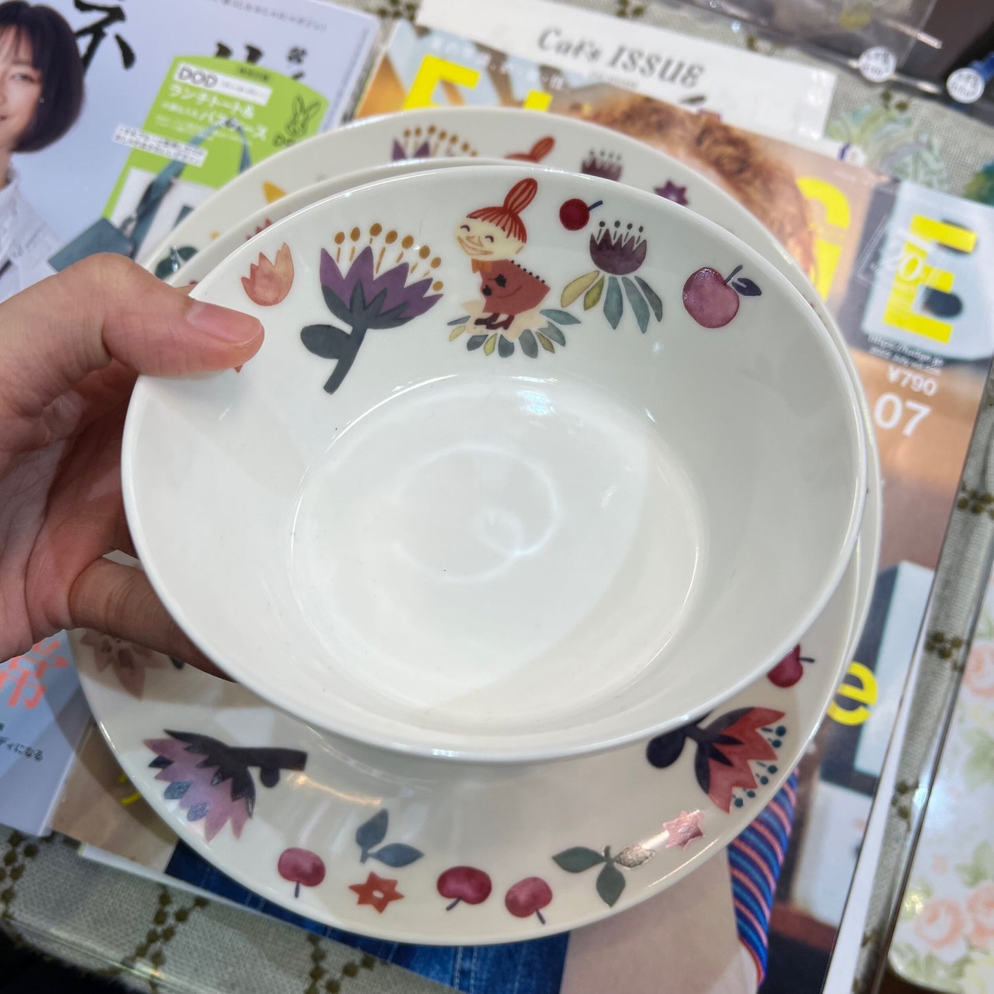 Little My Bowl and Plates, 3 Sizes, made in Japan