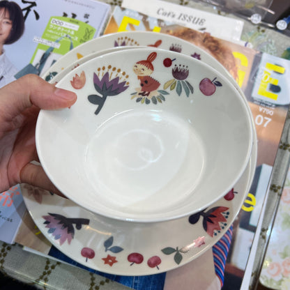 Little My Bowl and Plates, 3 Sizes, made in Japan