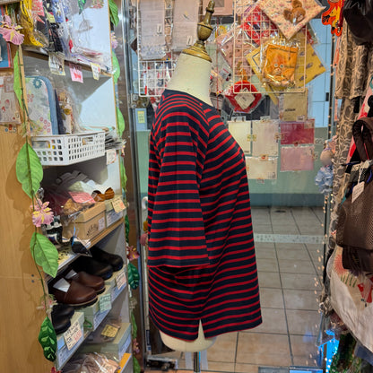 Nachukara Striped T-shirt, 2 Colors, made In Japan