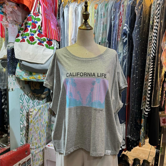 EXTRA20- Boutique Ordinary Grey California Tee T-shirt